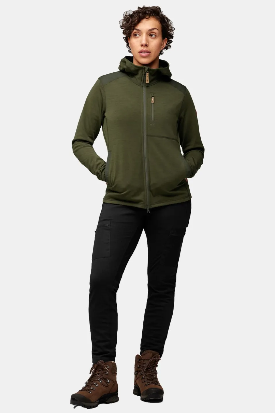 Fjällräven Keb Hoodie Fleecevest Dames