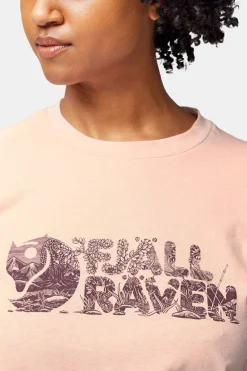 Fjällräven Lush Logo T-shirt Dames