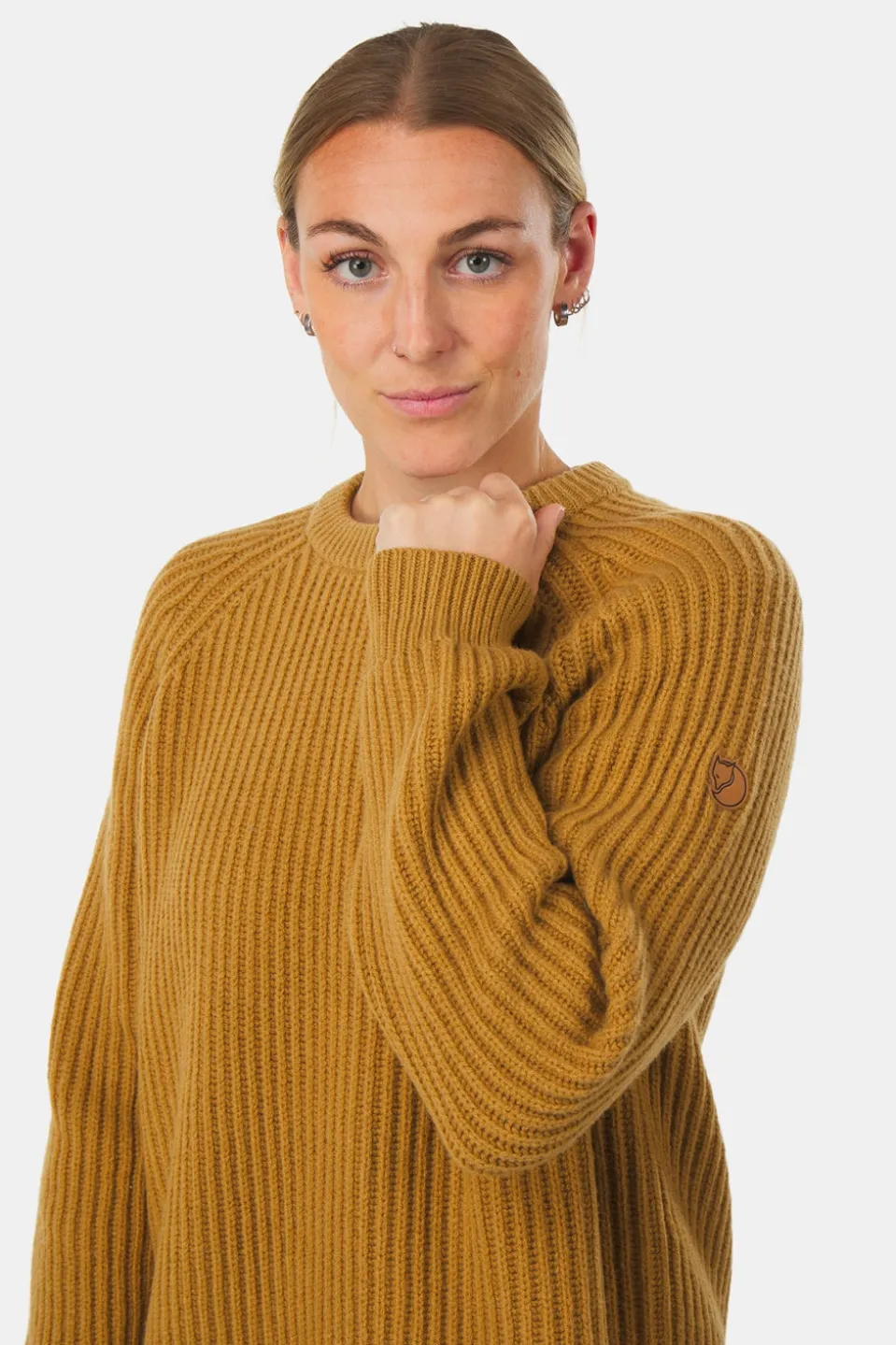 Fjällräven Övik Rib Sweater Wollen Trui Dames
