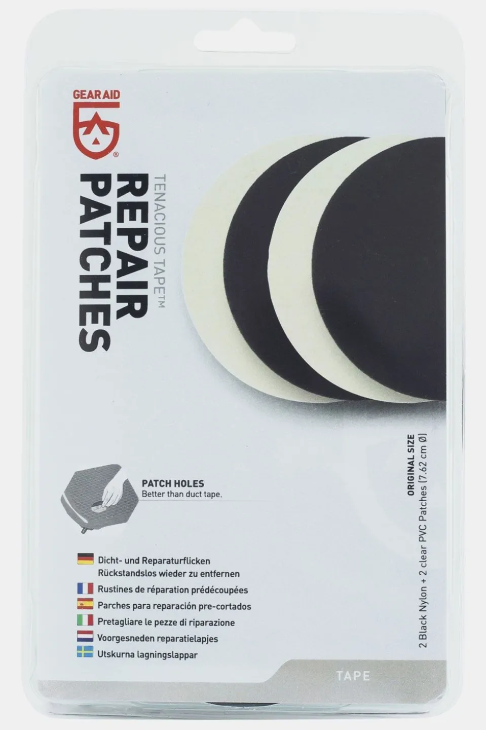 Gear Aid Repair Patches Round 4 Stuks