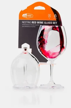 GSI Outdoors Nesting Red Wijnglas Set