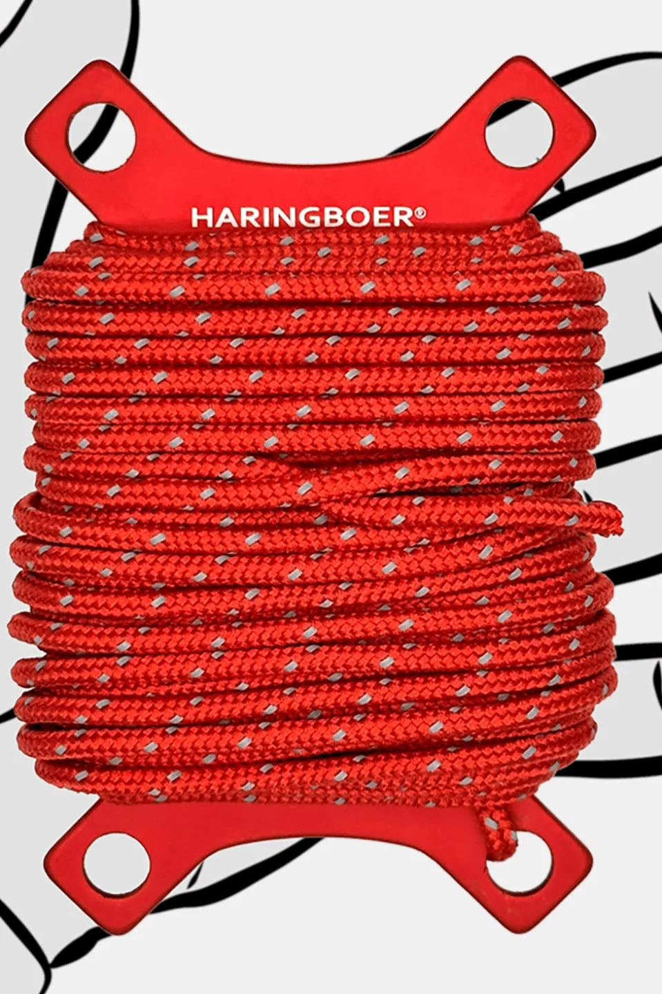 HARINGBOER 4,0 mm X 10 M Scheerlijn Op Aluminium Klos
