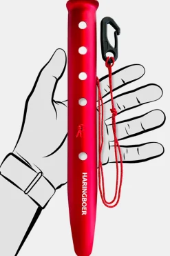 HARINGBOER Aluminium 31 CM Zand en Sneeuwharing - 52 Gram