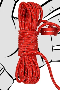 HARINGBOER Scheerlijn 4,0 Mm X 5 M Met 25 Mm Aluminium Ring-S Onderhoudsaccessoire