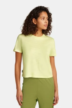 icebreaker Tech Lite III Crop T-shirt Dames