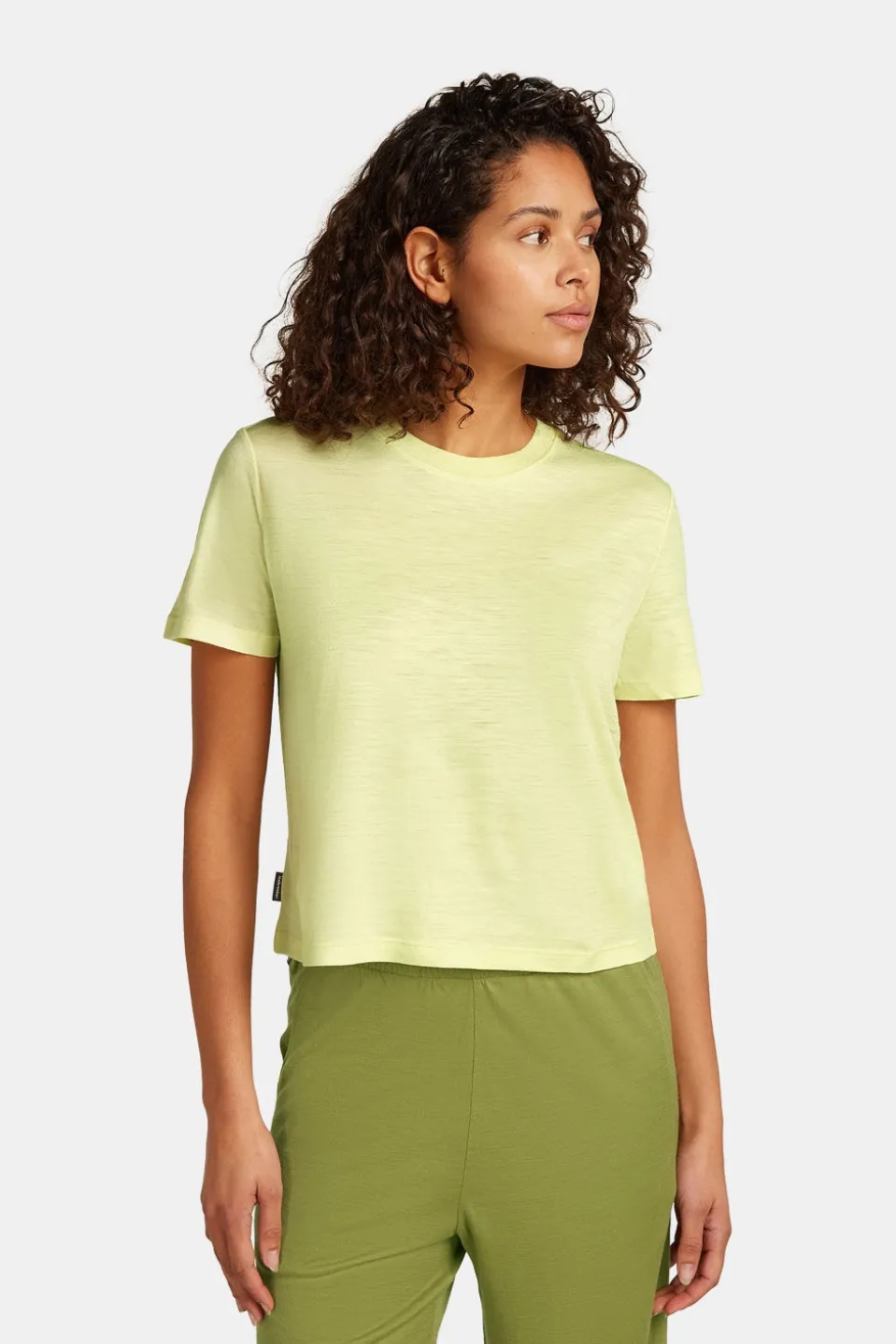 icebreaker Tech Lite III Crop T-shirt Dames