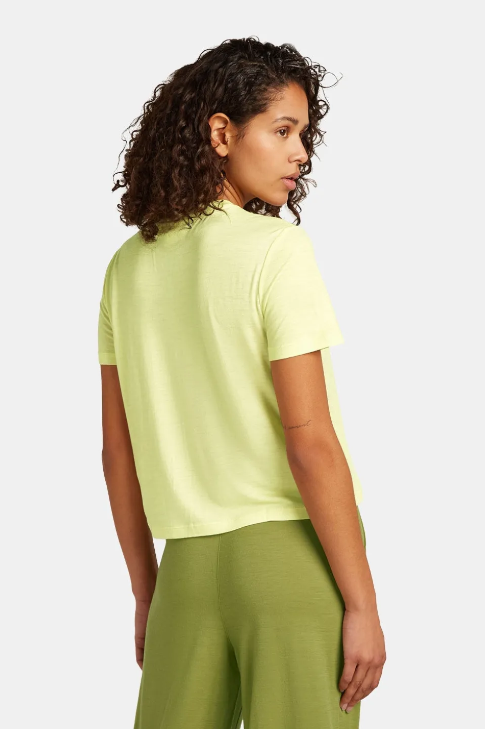 icebreaker Tech Lite III Crop T-shirt Dames