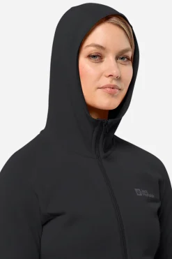 Jack Wolfskin Baiselberg Hooded Fz W Fleecevest Dames