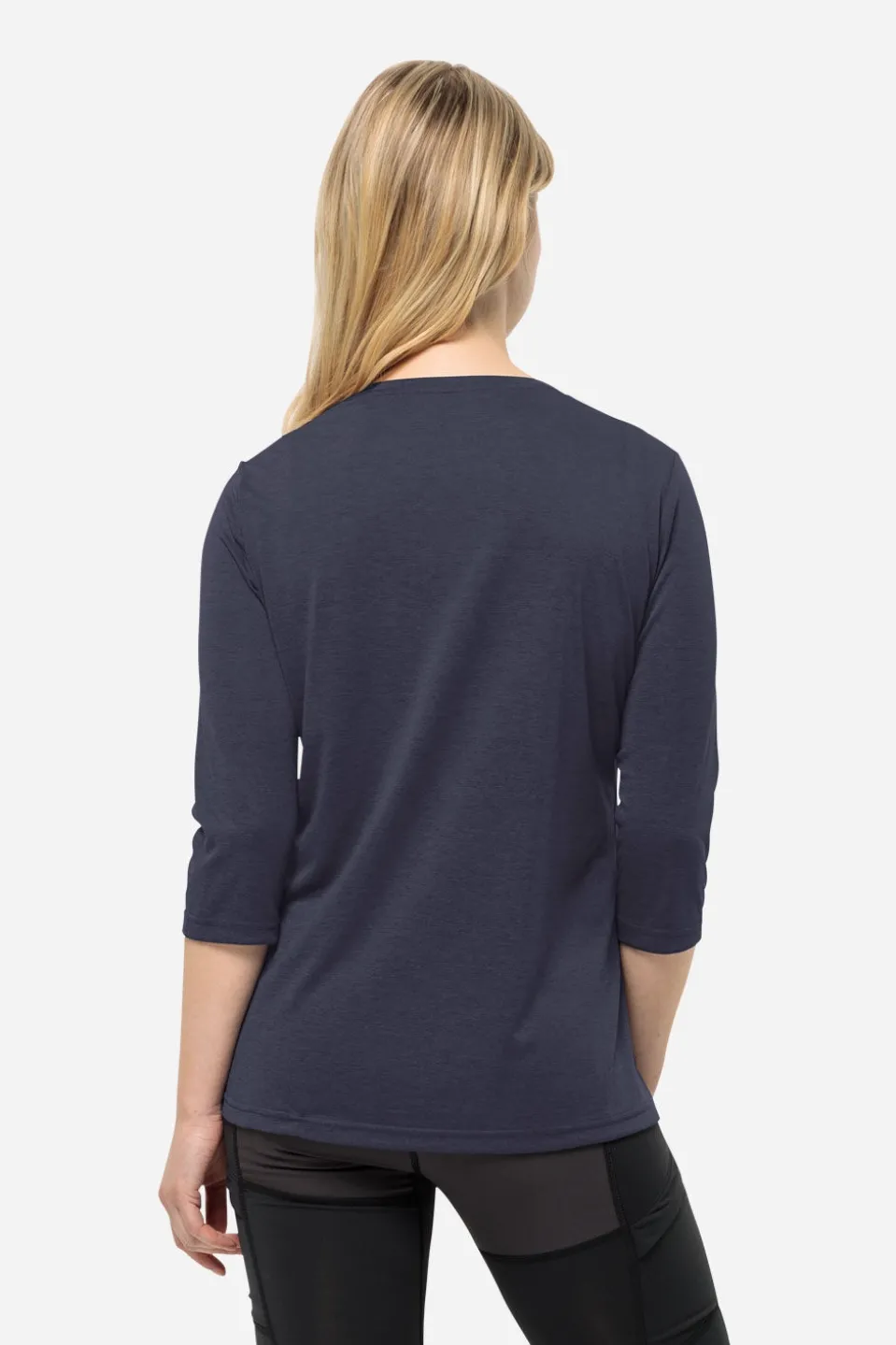 Jack Wolfskin Crosstrail 3/4 Sleeve Tee Shirt Dames