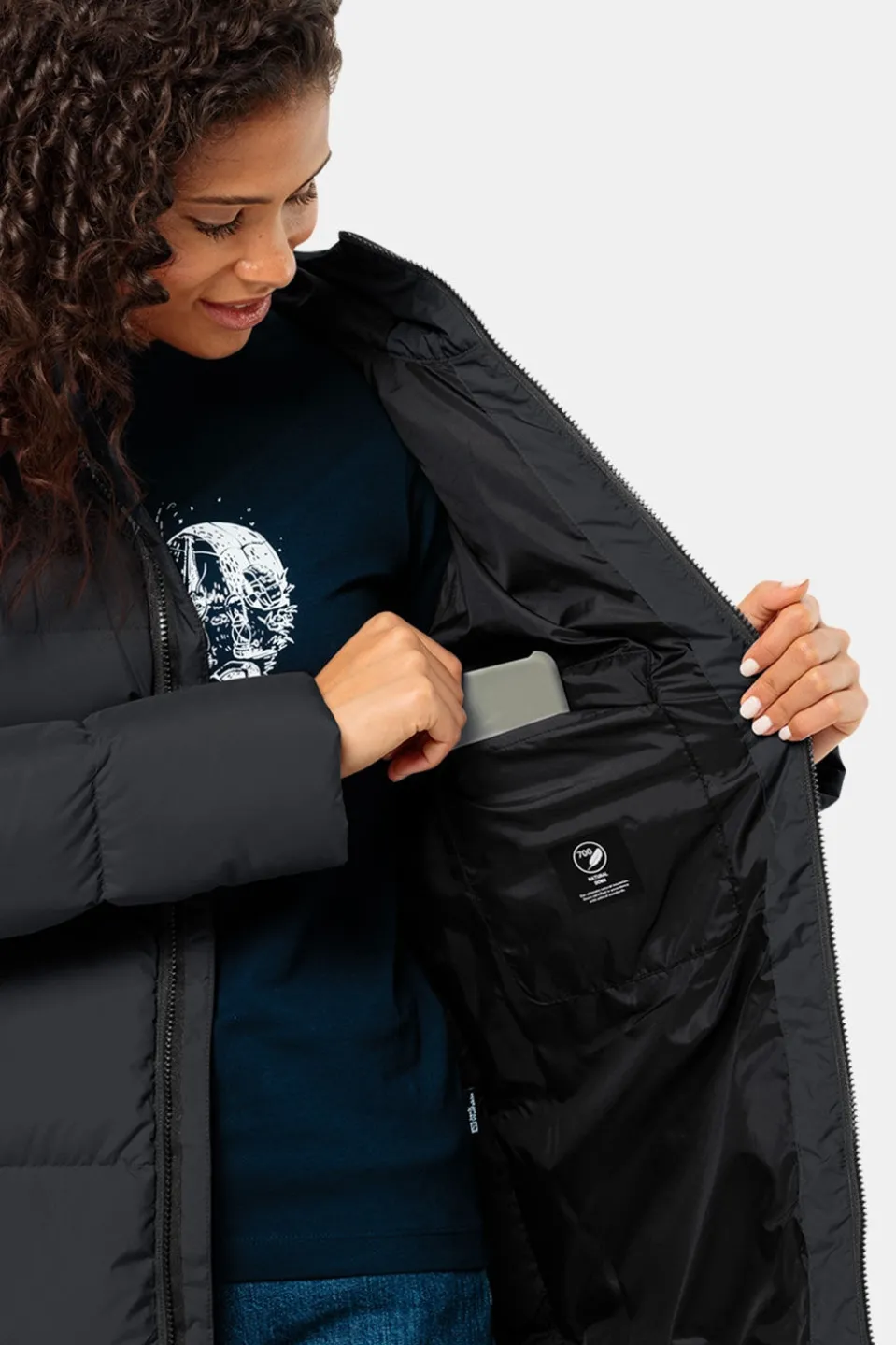 Jack Wolfskin Frozen Lake Coat W Donsjas Dames