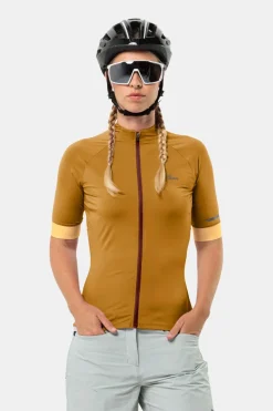Jack Wolfskin Gravex FZ S/S Fietsshirt Dames