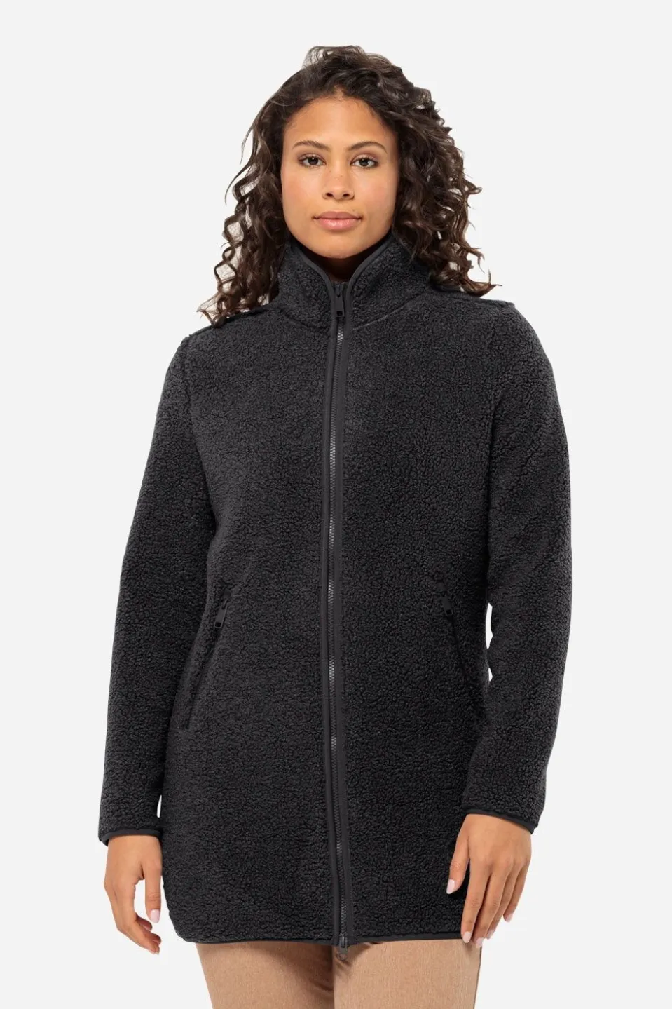 Jack Wolfskin High Curl Coat Fleecevest Dames