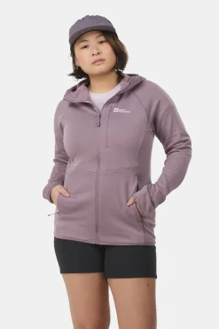 Jack Wolfskin Kolbenberg Hooded FZ Fleecevest Dames