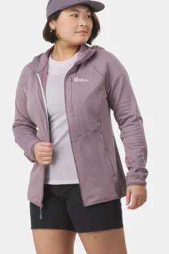 Jack Wolfskin Kolbenberg Hooded FZ Fleecevest Dames