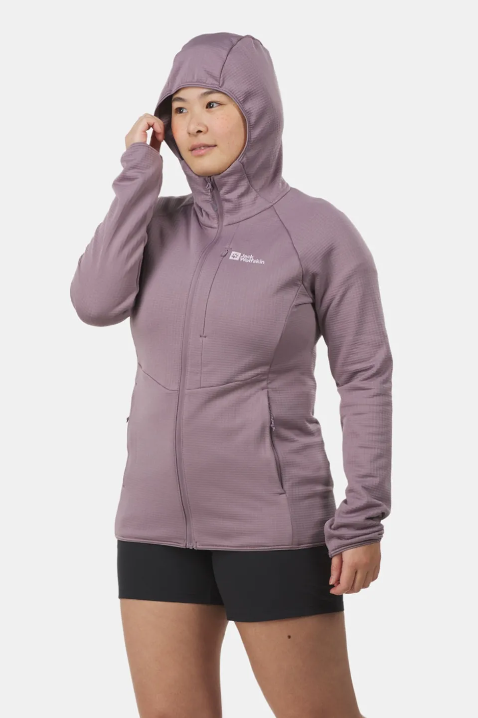 Jack Wolfskin Kolbenberg Hooded FZ Fleecevest Dames