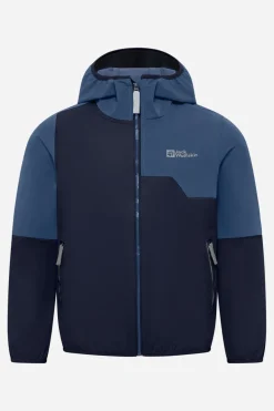 Jack Wolfskin Turbulence Hooded Softshell Jas Junior