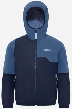 Jack Wolfskin Turbulence Hooded Softshell Jas Junior