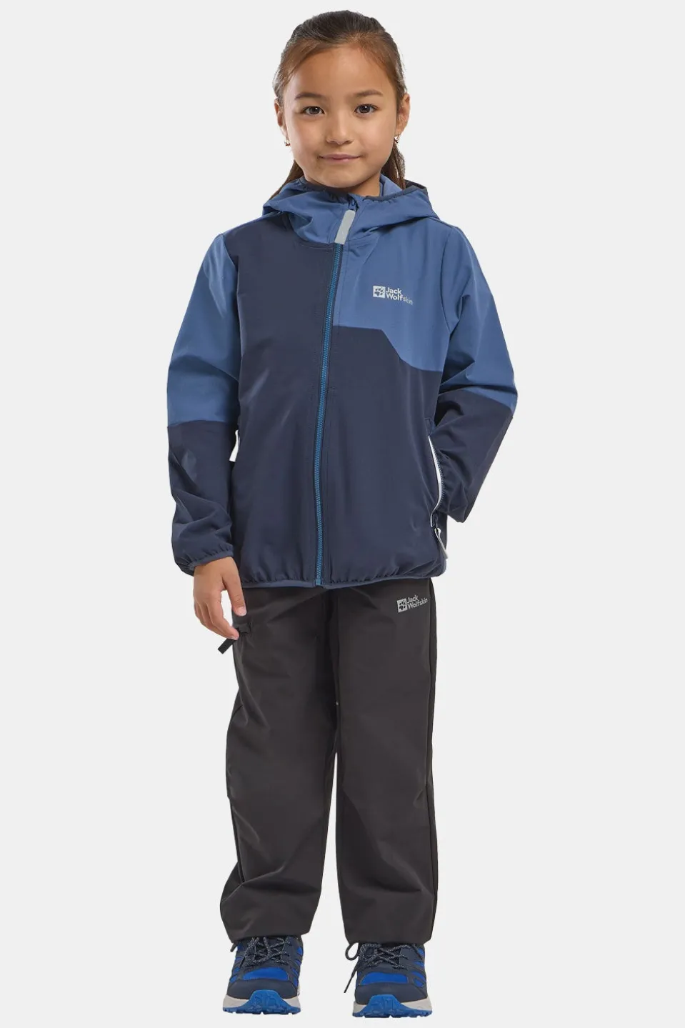 Jack Wolfskin Turbulence Hooded Softshell Jas Junior