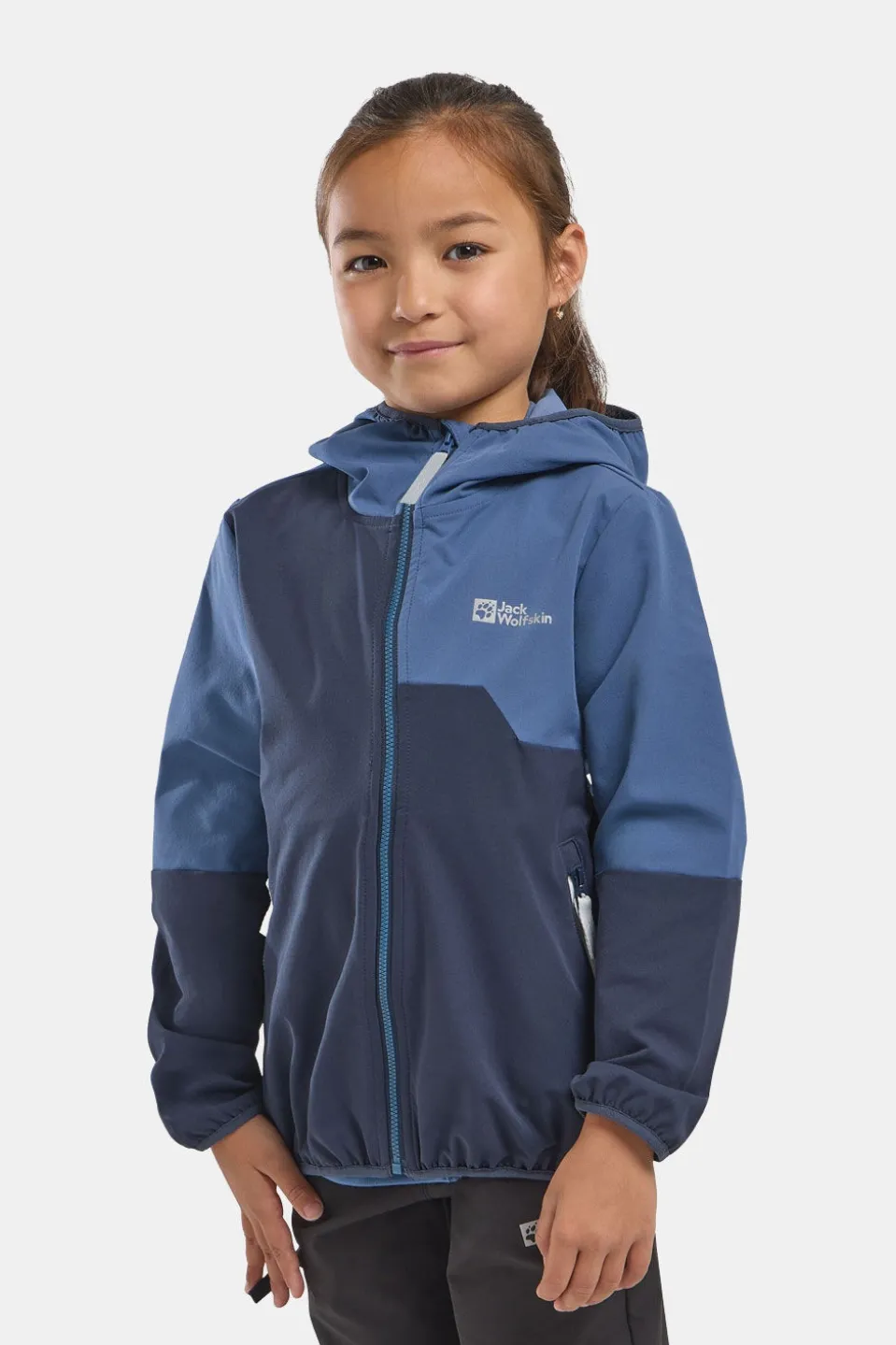 Jack Wolfskin Turbulence Hooded Softshell Jas Junior