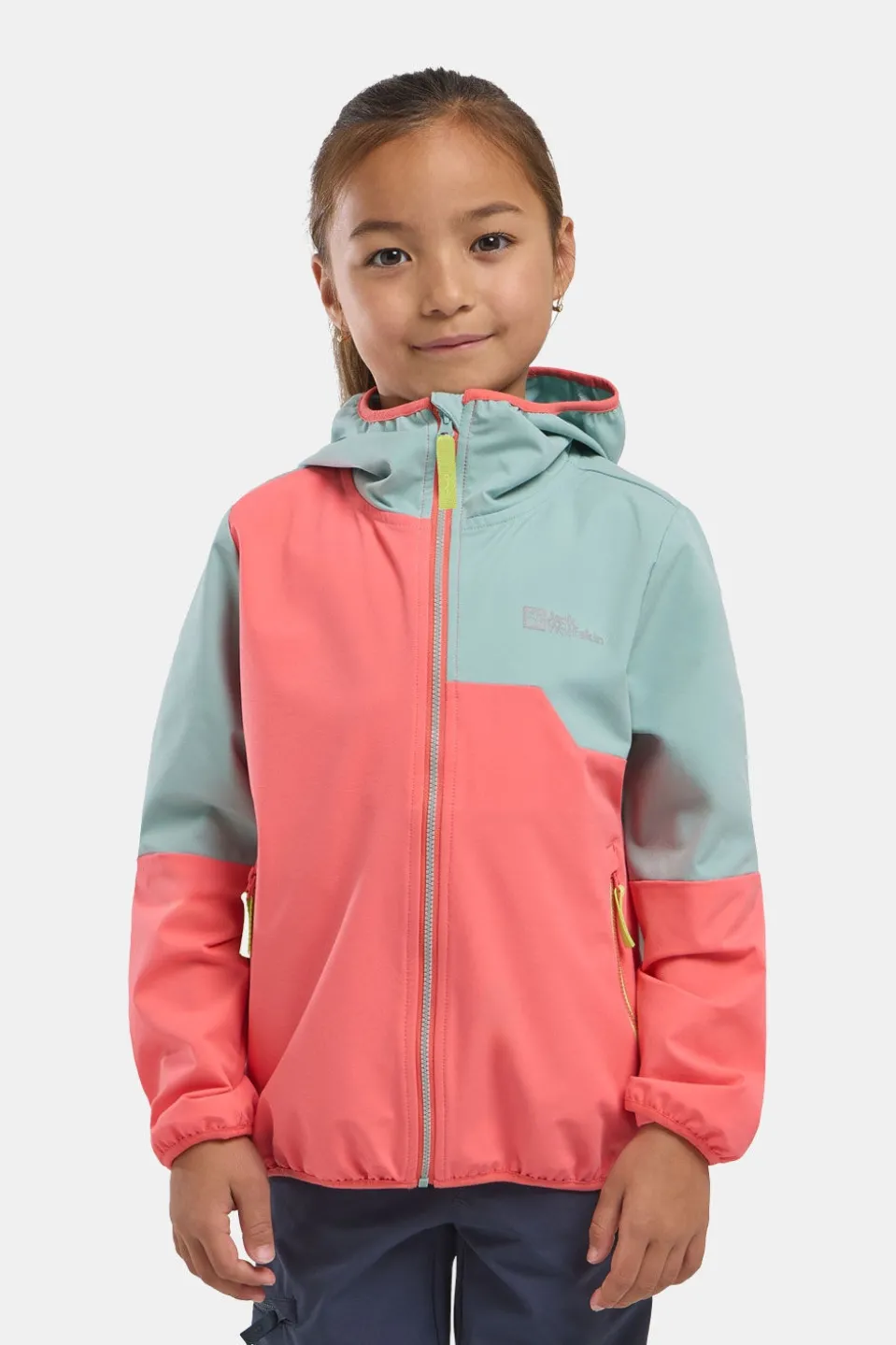 Jack Wolfskin Turbulence Hooded Softshell Jas Junior