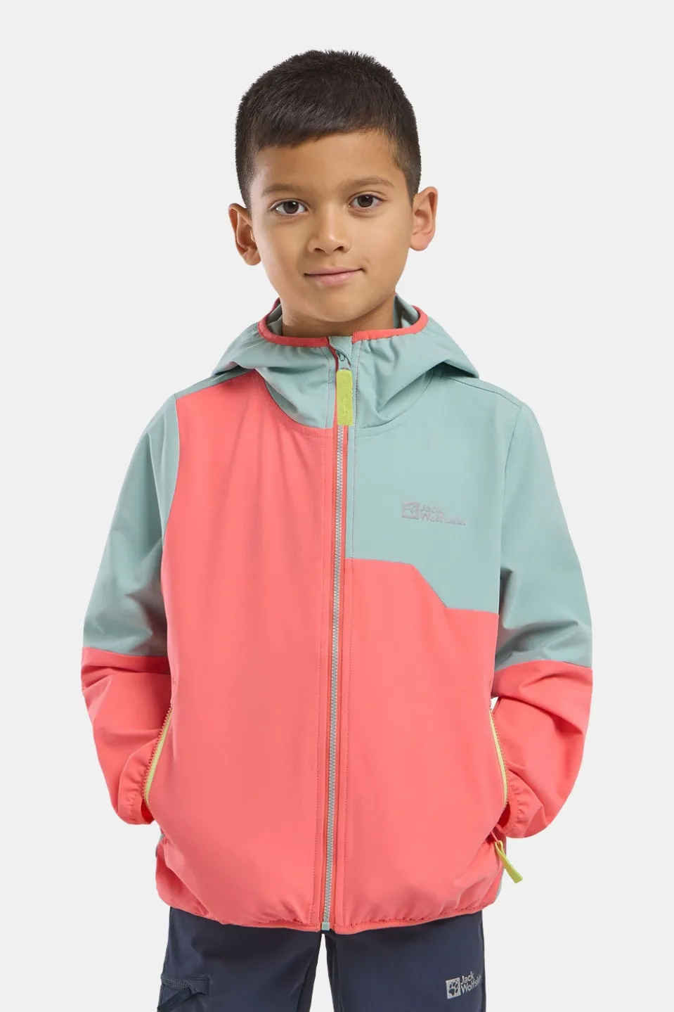 Jack Wolfskin Turbulence Hooded Softshell Jas Junior