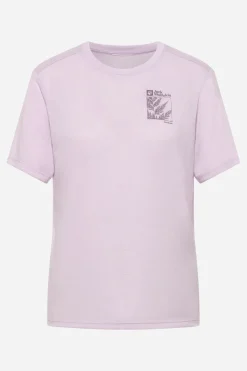Jack Wolfskin Vonnan Graphic T-Shirt Dames