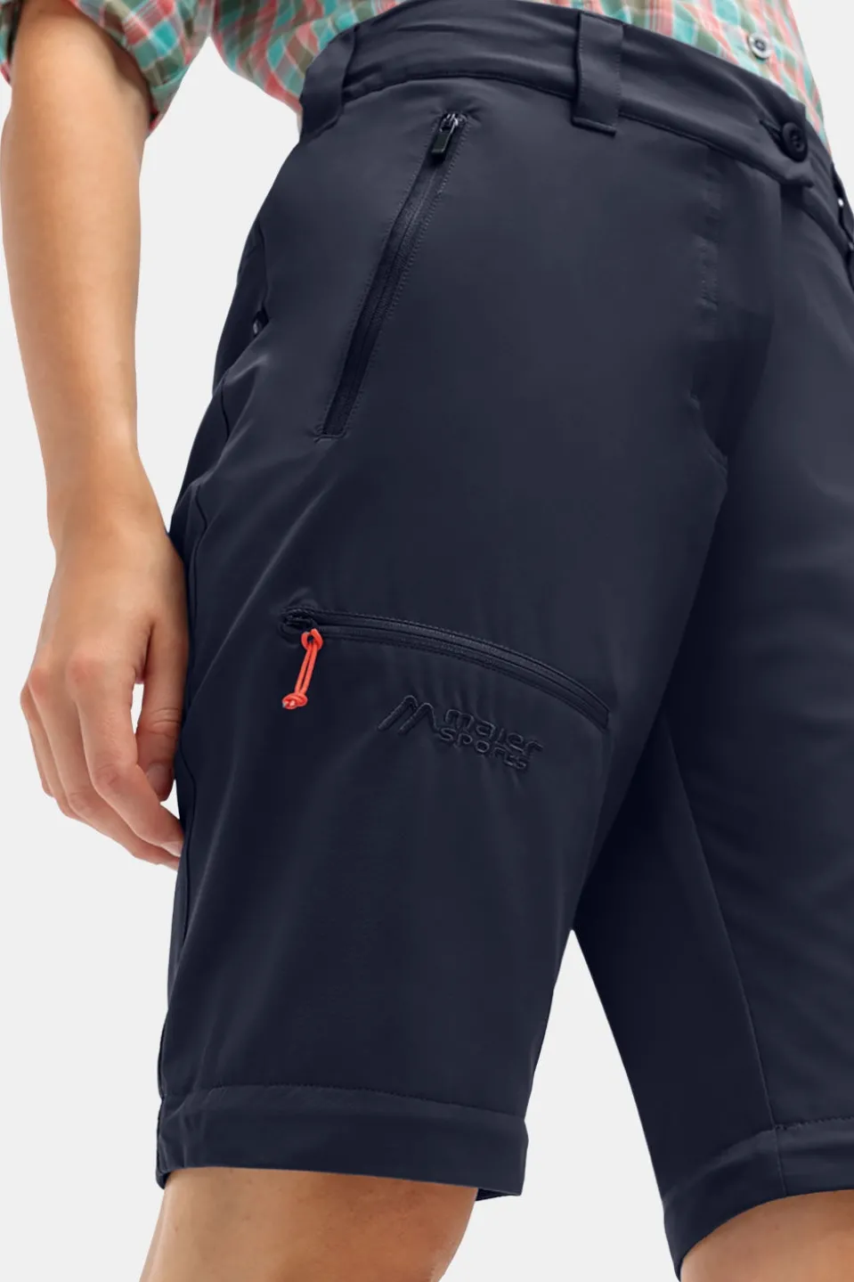 Maier Sports Nata Zip Loop Afritsbroek Dames
