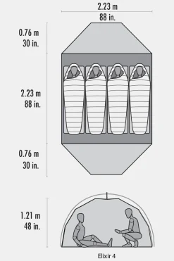 MSR Elixir 4-Persoons Tent
