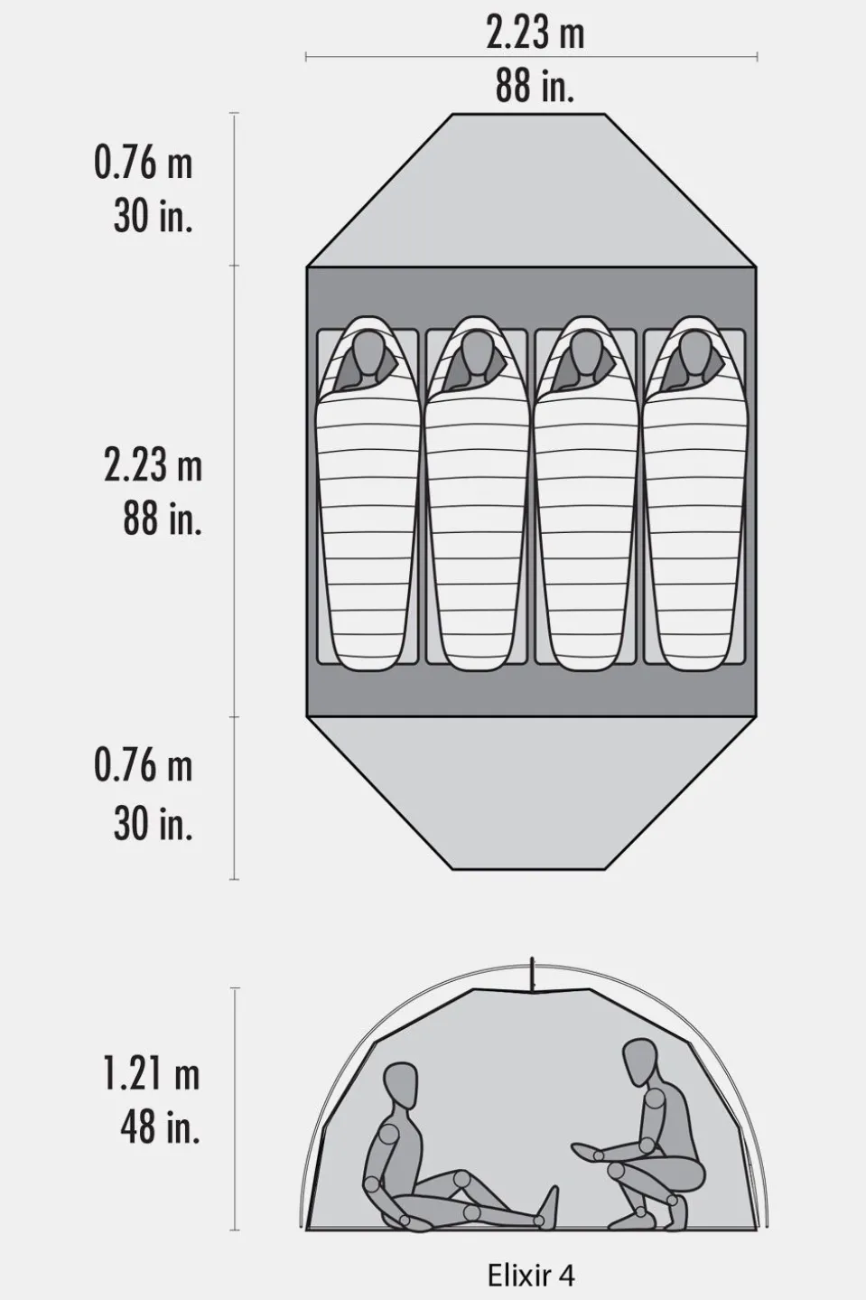 MSR Elixir 4-Persoons Tent