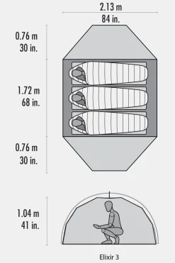 MSR Elixir 3-Persoons Tent