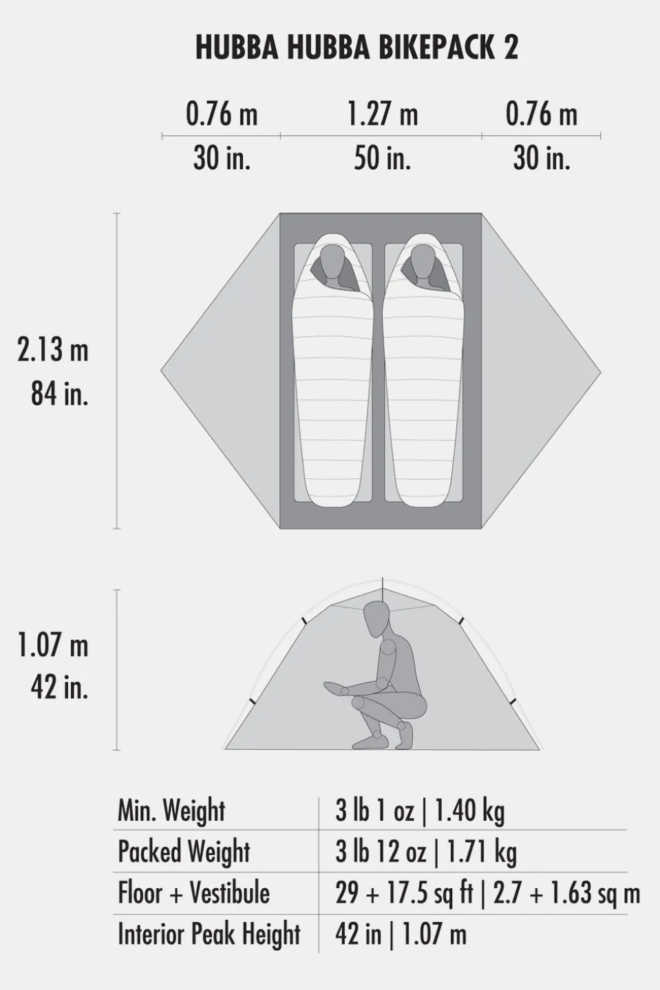 MSR Hubba Hubba Bikepack 2 Tent