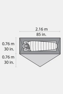 MSR Hubba NX 1-Persoons Hybride tent
