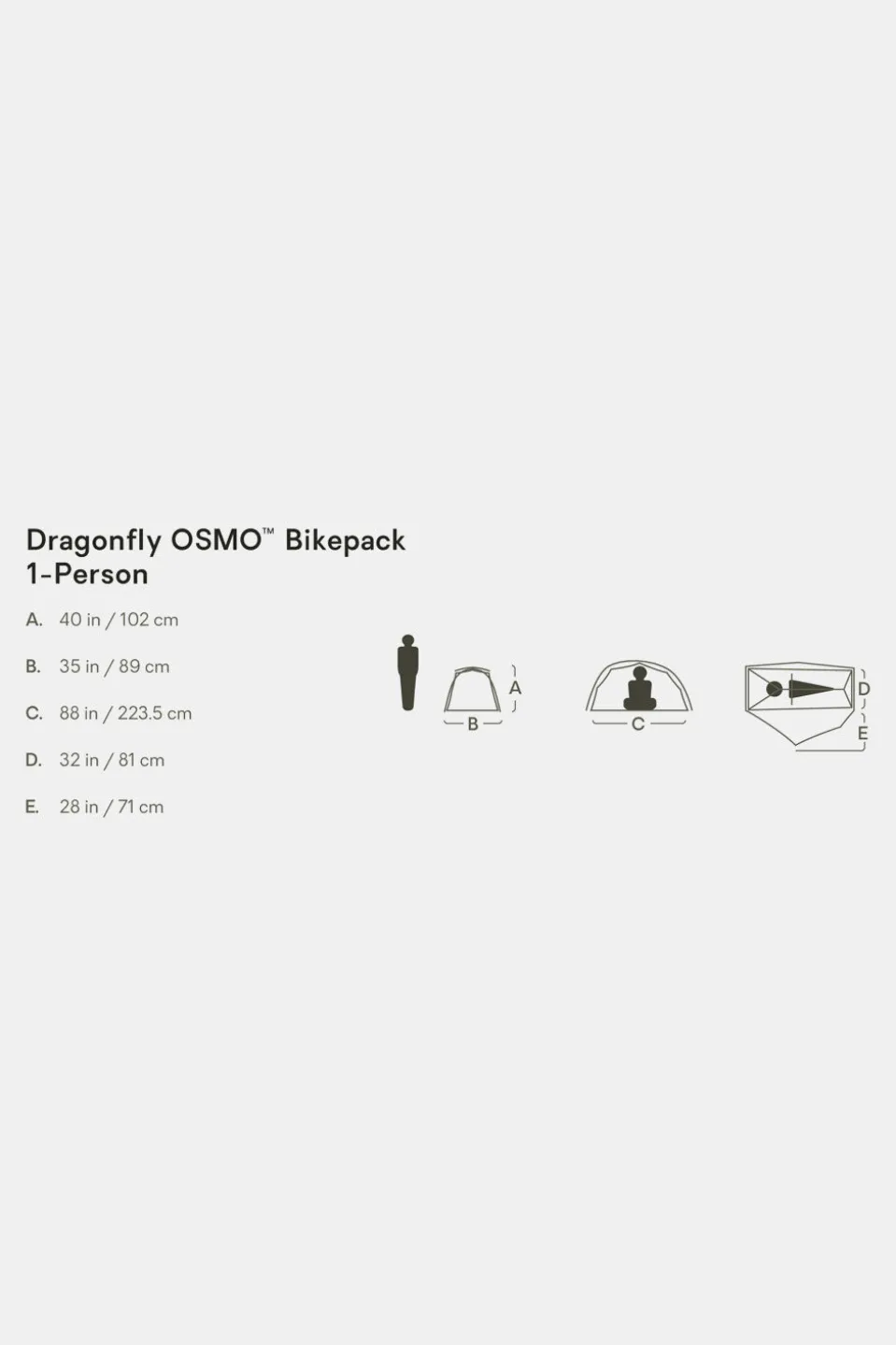Nemo Dragonfly Osmo Bikepack 1P Tent