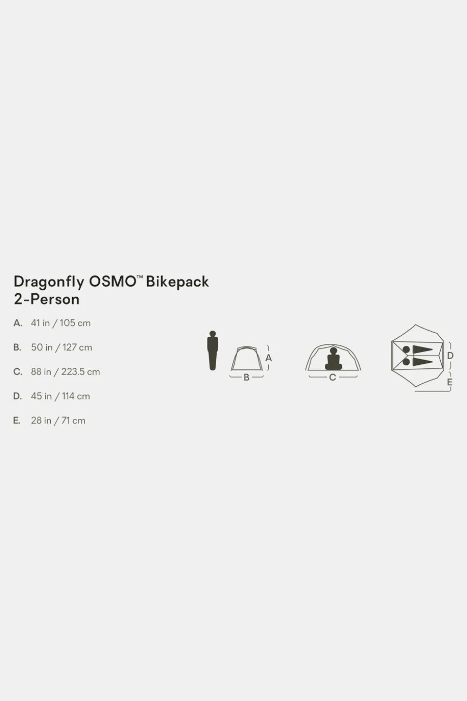 Nemo Dragonfly Osmo Bikepack 2P Tent