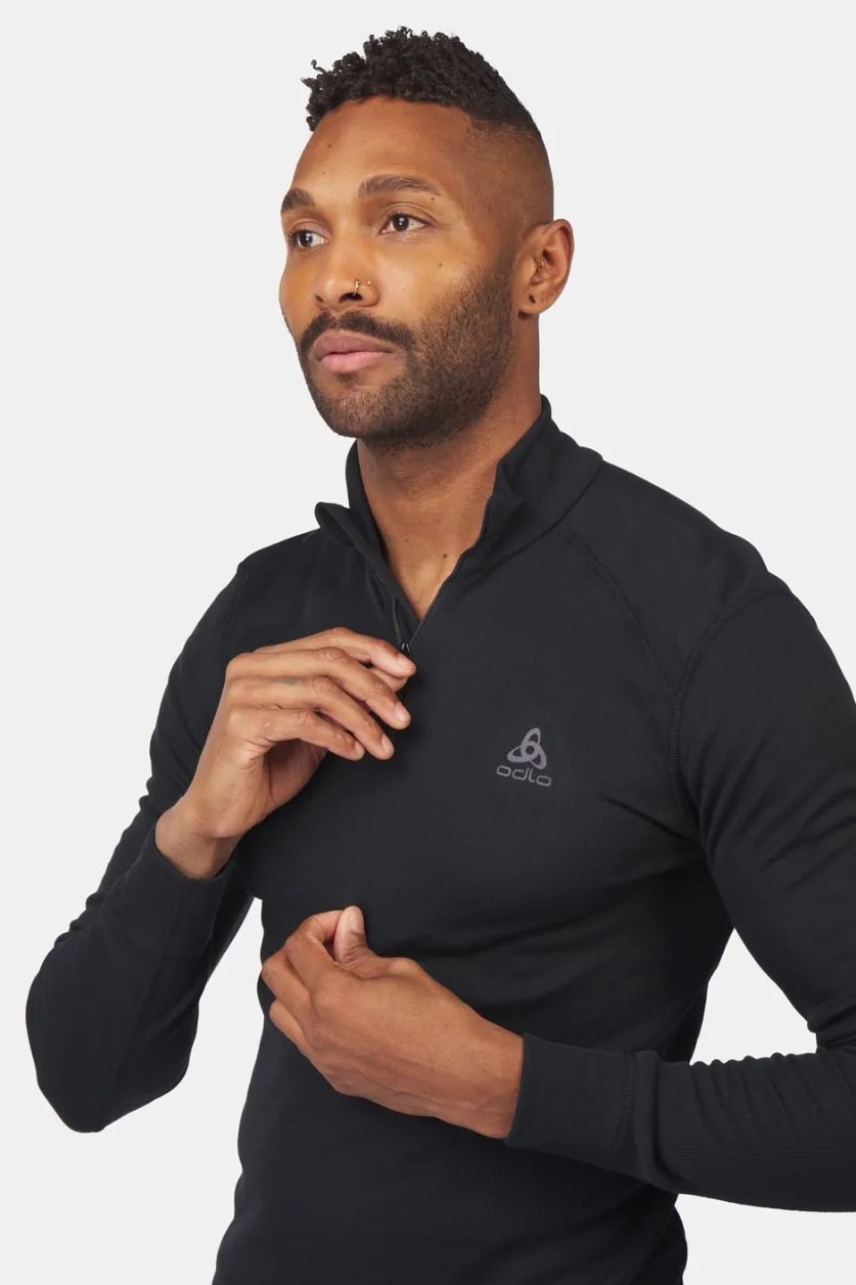 Odlo Bl Top Turtle Neck L/S Half Zip Active Warm Eco