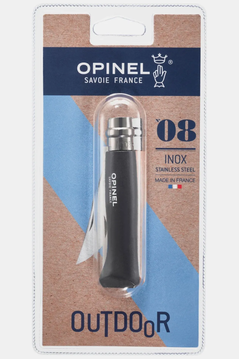 Opinel Zakmes N°08 Black, Opinel Colorama Mes