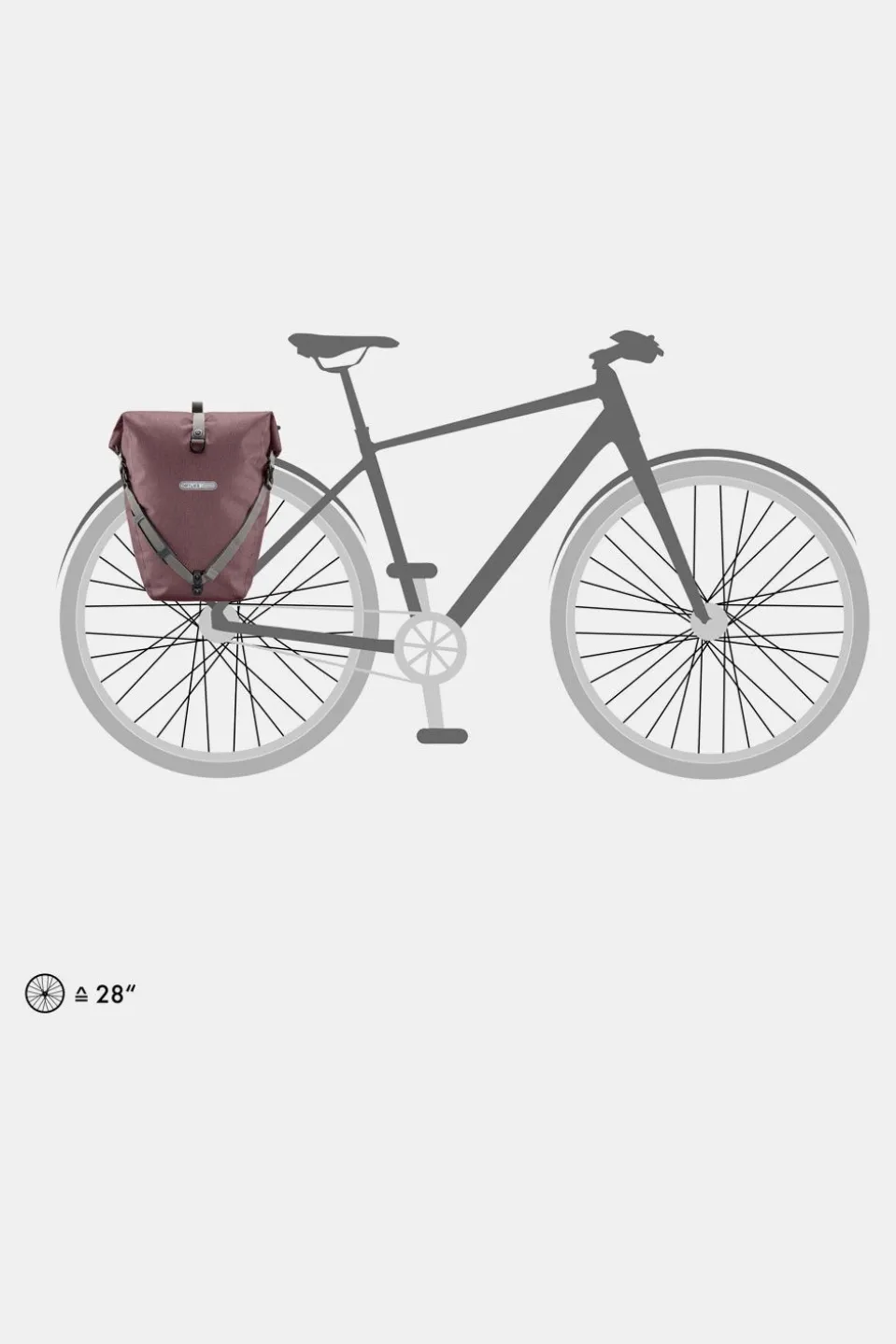Ortlieb Back-Roller Urban Ql2.1 20 L Enkele Fietstas