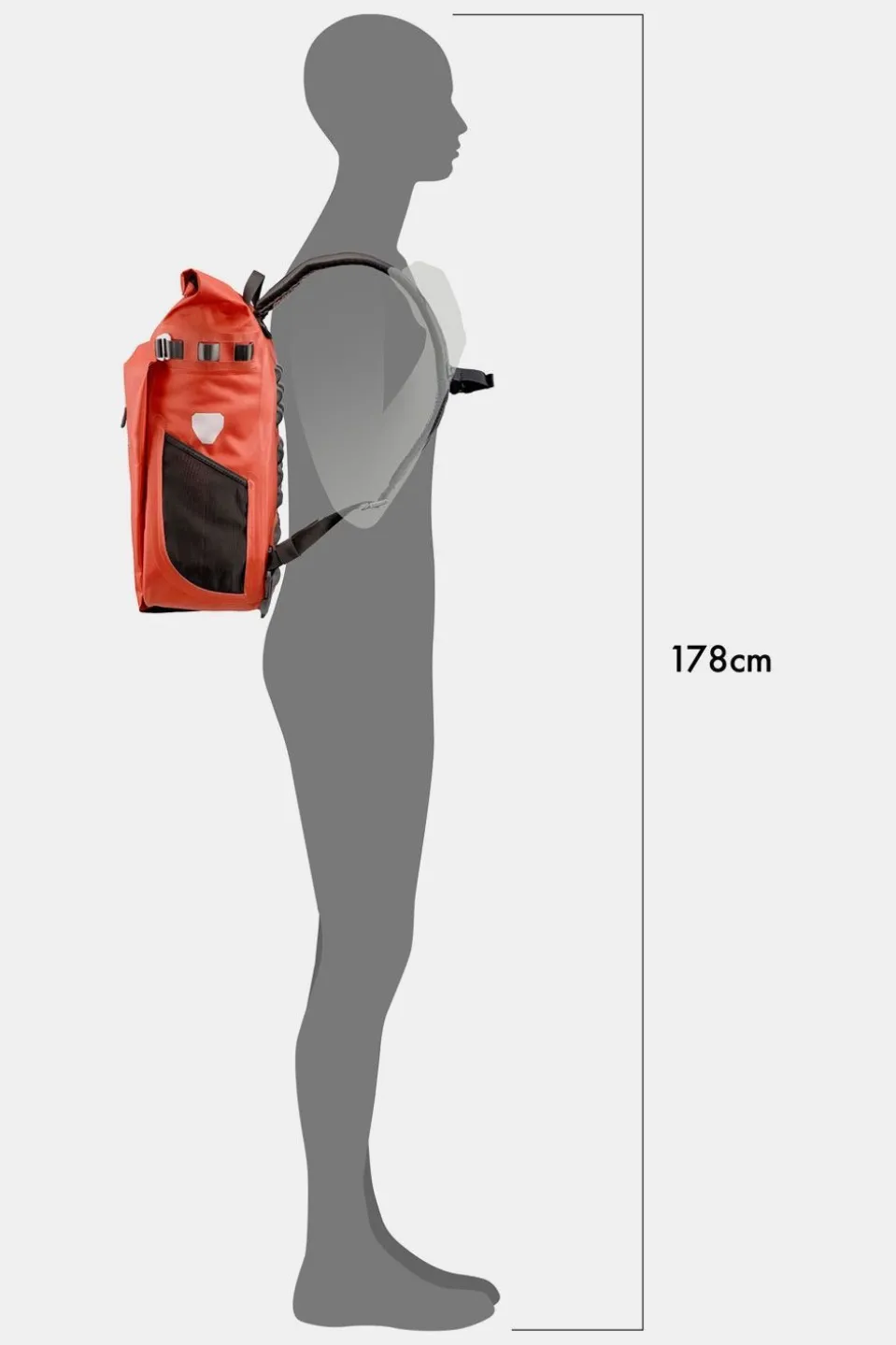 Ortlieb Vario PS Ql2.1 26 L Fiets- en Rugtas