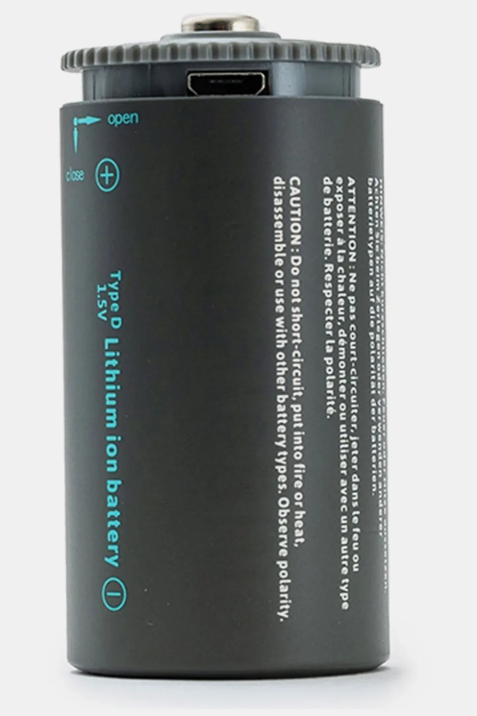 PALE BLUE 2 D Batteries met Kabel en QSG Batterij