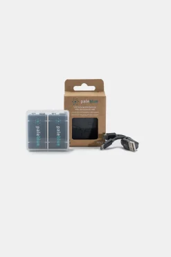 PALE BLUE 2 9V Batteries W/ Cable And Qsg Batterij
