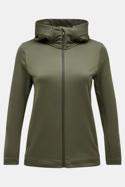 Peak Performance W Rider Tech Zip Hood Fleecevest Dames