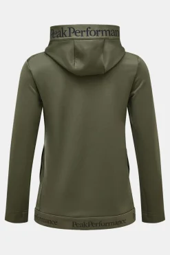 Peak Performance W Rider Tech Zip Hood Fleecevest Dames