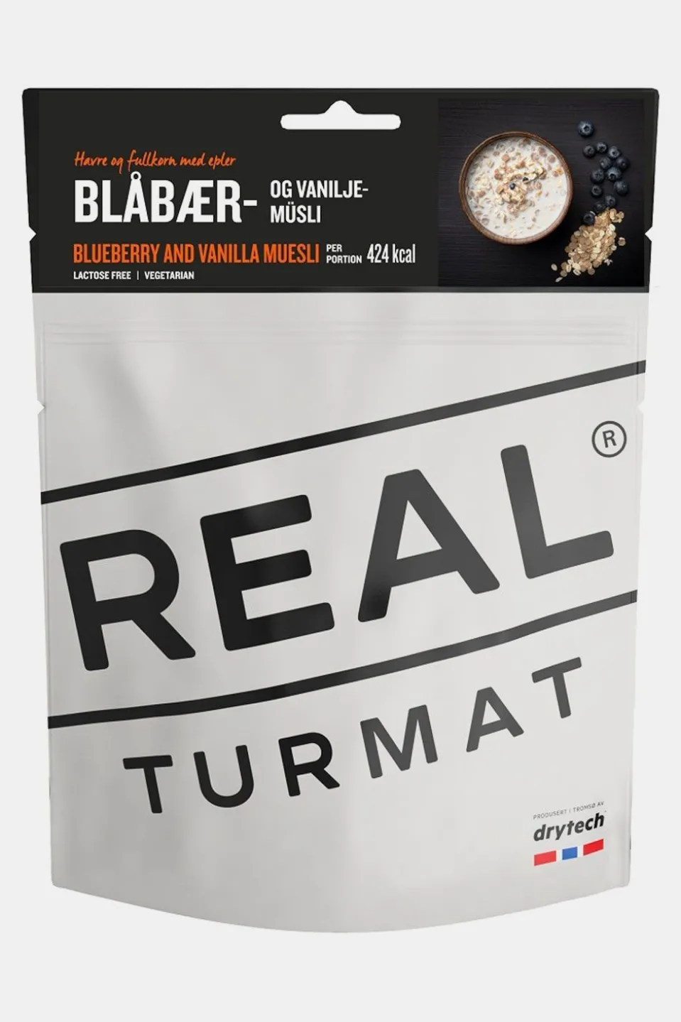 Real Turmat Blueberry And Vanilla Musli Maaltijd