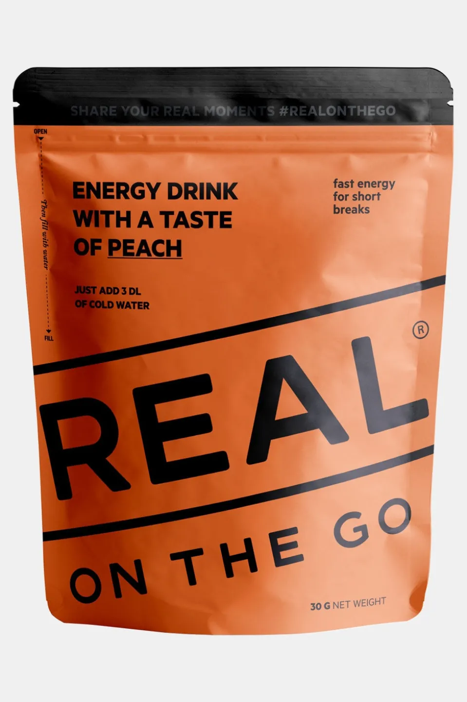 Real Turmat Energidrink Taste Of Peach Drinken