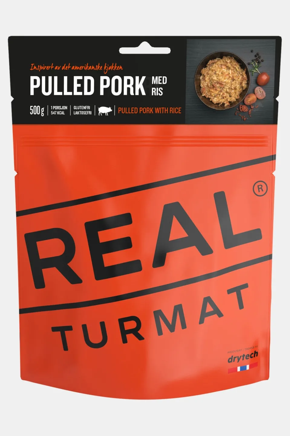 Real Turmat Pulled Pork With Rice Maaltijd