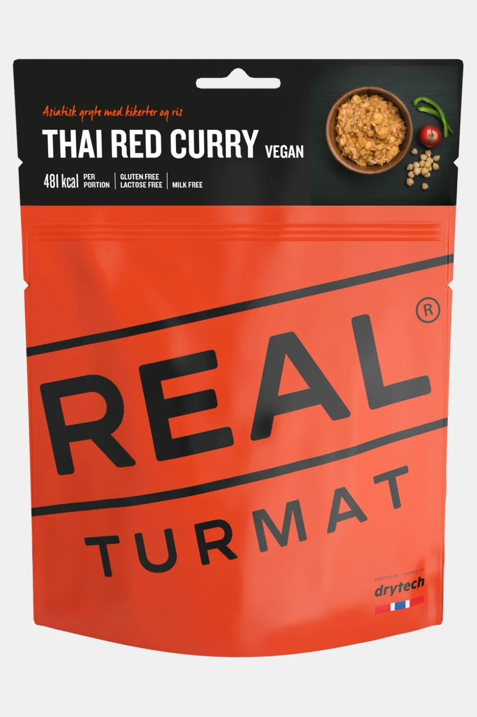 Real Turmat Thai Red Curry Vegan Maaltijd