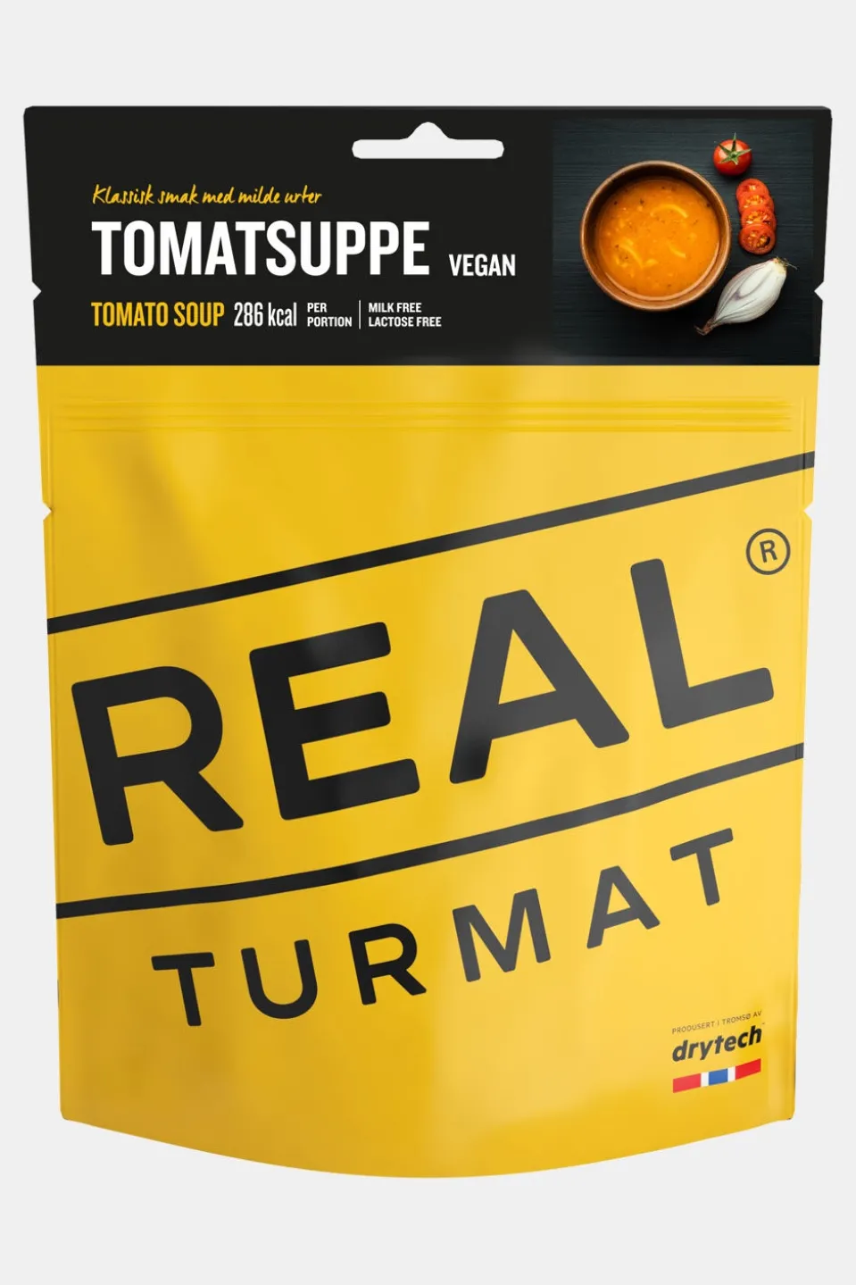 Real Turmat Tomato Soup Vegan Maaltijd