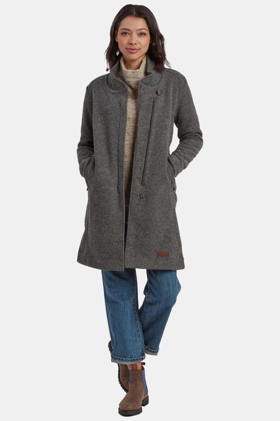 Sherpa Lhamu Fleecevest Dames