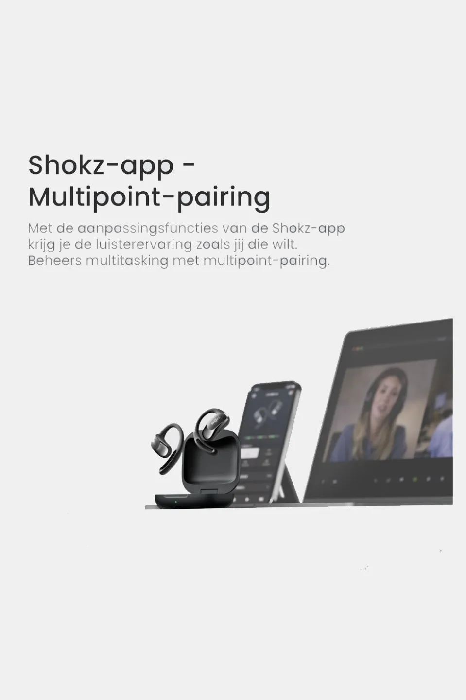 Shokz Openfit Air Koptelefoon
