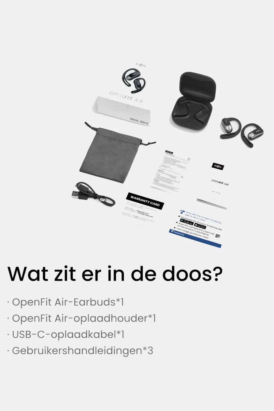 Shokz Openfit Air Koptelefoon
